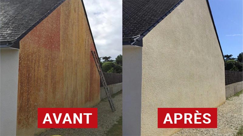 Ravalement peinture façade - RICORDEL Couverture 91 : artisan peintre en Île-de-France : L’Essonne (91), Le Val-de-Marne (94), Les Hauts-de-Seine (92), les Yvelines (78), Le Val-d’Oise (95), Seine-Saint-Denis (93), la Seine-et-Marne (77): :  nettoyage, démoussage, traitement anti-mousse, ravalement peinture façade imperméabilisation hydrofuge façade . Intervention en Île-de-France